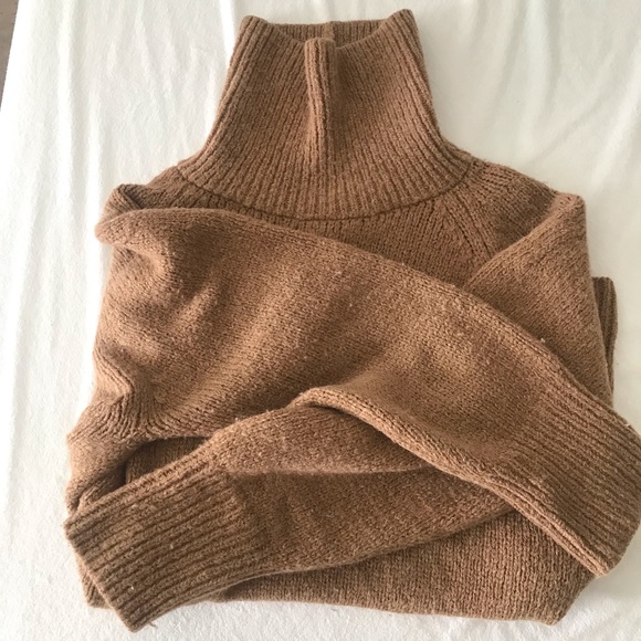 Wilfred oversized mohair sweater in camel - Picture 5 of 7